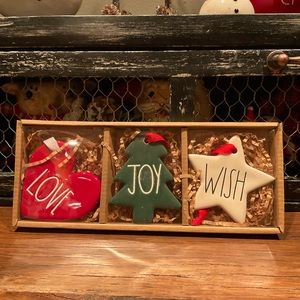 Rae Dunn Christmas ornaments